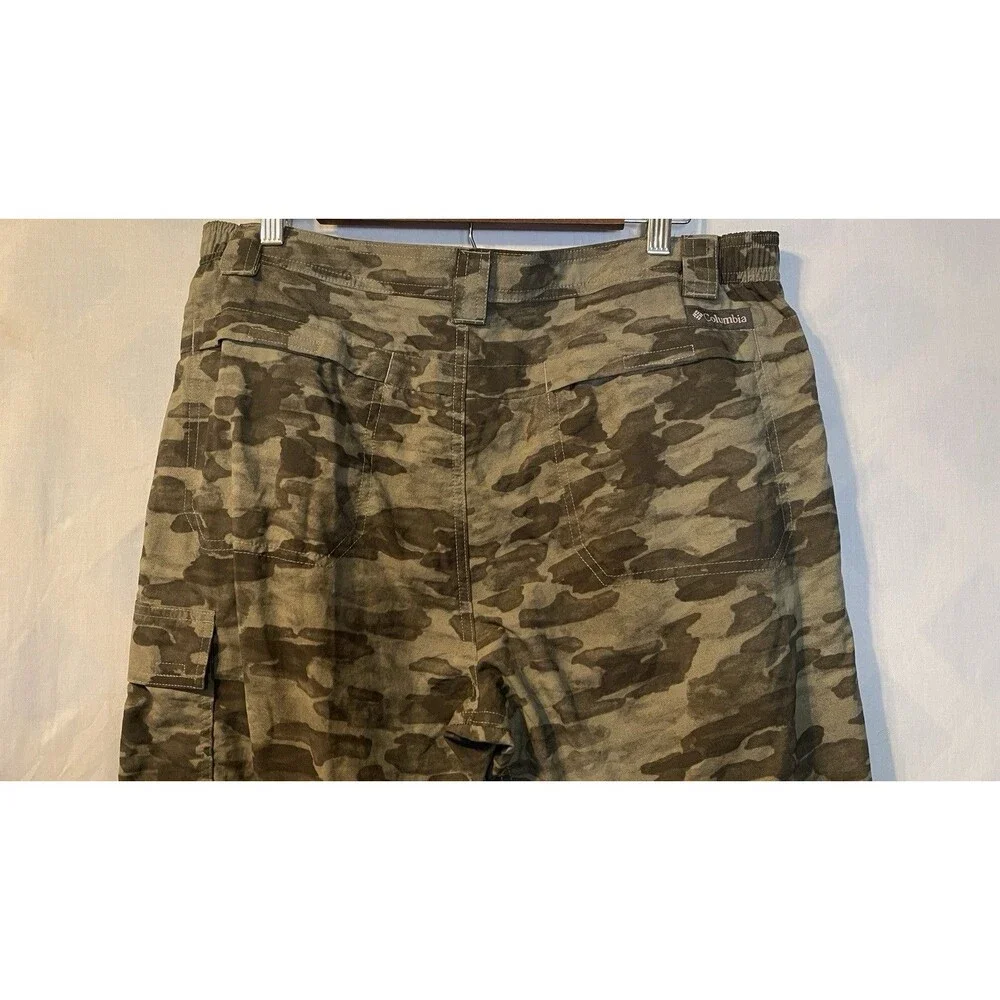NWOT COLUMBIA Omni Shade Smith Creek Printed Pants Camo Mens 36x32 Gorpcore